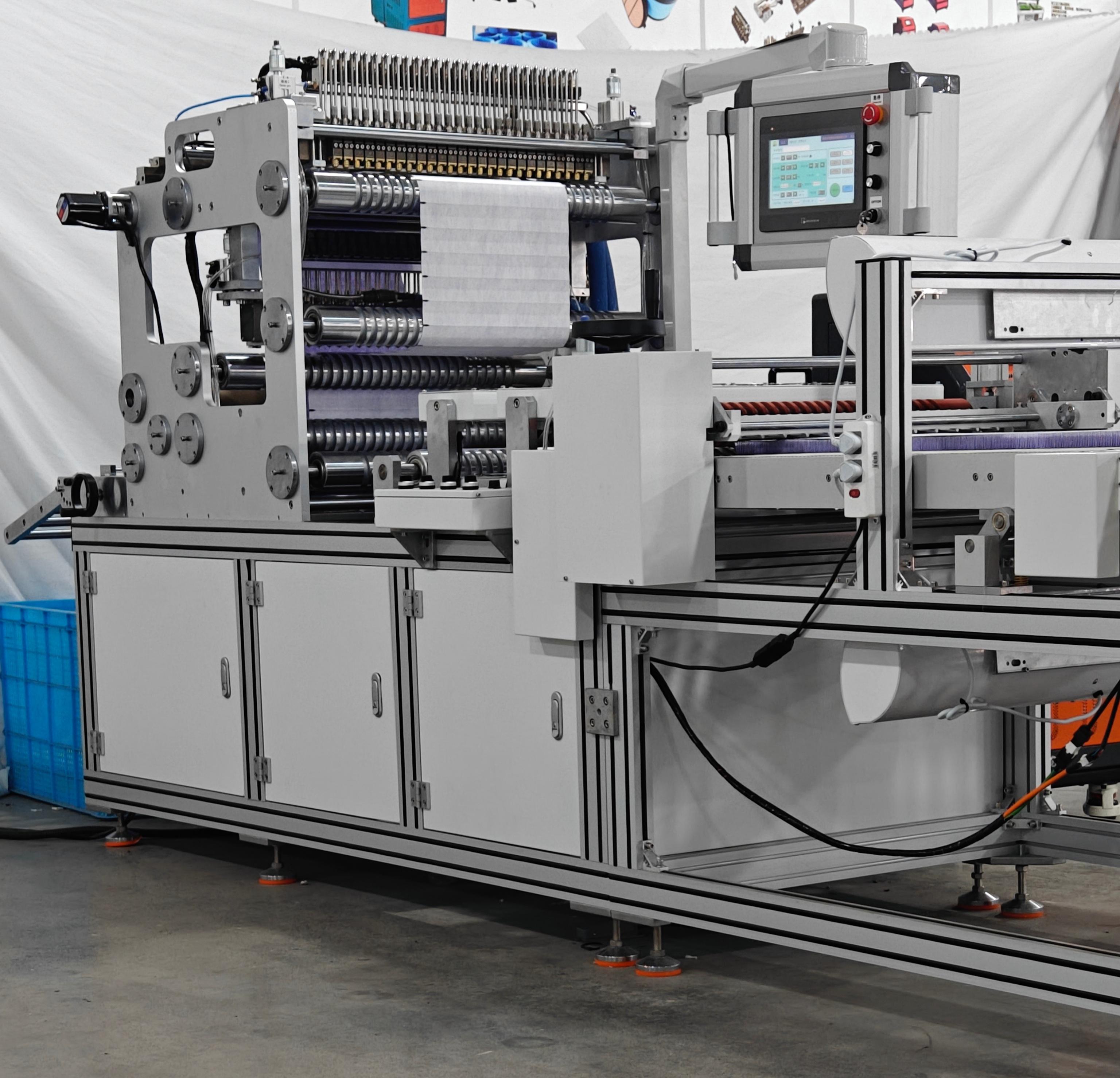 Foamed Paper Pleating Gluing Machine for air Filter Paper Pleating air Cleaner