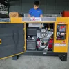 Single Phase Diesel Generator Set 10kw-15kwtwin-Cylinder Wind-Cooled Silent Sound Diesel Engine Generator Set