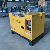 Small Portable 10kw-15kwtwin-Cylinder Wind-Cooled Silent Sound Diesel Engine Generator Set