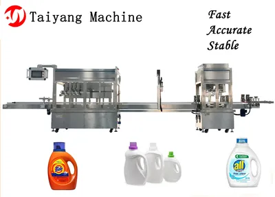 High-Speed SGS Certified Liquid Four-Head Tracking Filling Machine