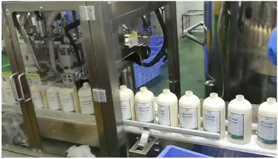 Laminated Plastic Cosmetic Tube Filling and Double Head Filling and Capping Machine