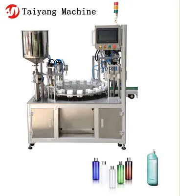 Low Power High Efficiency High Foam Solvent Double Head Rotary Type Filling Machine