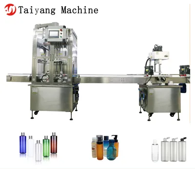 Small Capacity Cylinder Type Six Heads Water Filling Machine for Cosmetics Water Solvent