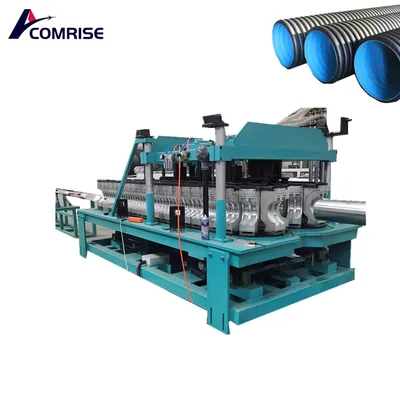 High Quality Aluminum Steel Mold HDPE Double Wall Corrugated Pipe Machine for Sale